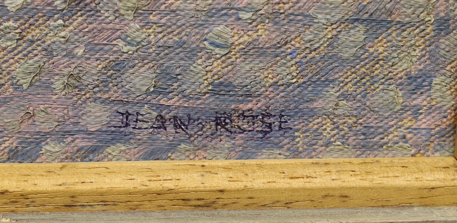 Jean Rose (b.1933), oil on board, 'Kate's Kitchen', signed, 29 x 34cm